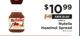 ShopRite Nutella Hazelnut Spread offer