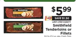 ShopRite Smithfield Tenderloins or Fillets offer