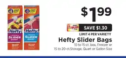 ShopRite Hefty Slider Bags offer