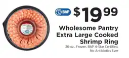 ShopRite Wholesome Pantry Extra Large Cooked Shrimp Ring offer