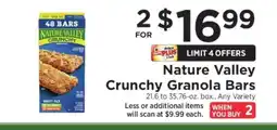 ShopRite Nature Valley Crunchy Granola Bars offer
