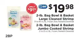 ShopRite Bowl & Basket Large Cleaned Shrimp offer