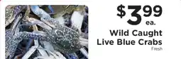 ShopRite Wild Caught Live Blue Crabs offer