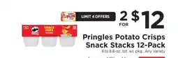 ShopRite Pringles Potato Crisps Snack Stacks 12-Pack offer