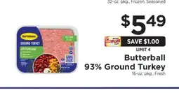 ShopRite Butterball 93% Ground Turkey offer