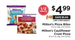 ShopRite Milton’s Pizza Bites offer