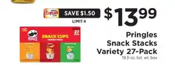 ShopRite Pringles Snack Stacks Variety 27-Pack offer