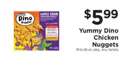 ShopRite Yummy Dino Chicken Nuggets offer