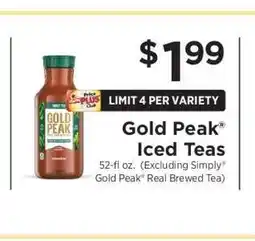 ShopRite Gold Peak Iced Teas offer