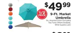ShopRite 9-ft Market Umbrella offer