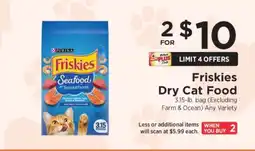 ShopRite Friskies Dry Cat Food offer
