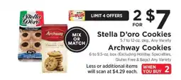 ShopRite Stella D'oro Cookies offer