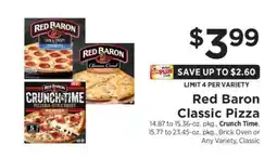 ShopRite Red Baron Classic Pizza offer