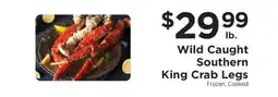 ShopRite Wild Caught Southern King Crab Legs offer