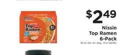 ShopRite Nissin Top Ramen 6-Pack offer