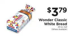 ShopRite Wonder Classic White Bread offer