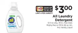 ShopRite all Laundry Detergent offer