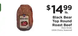 ShopRite Black Bear Top Round Roast Beef offer