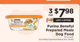 ShopRite Purina Beneful Prepared Meals Dog Food offer