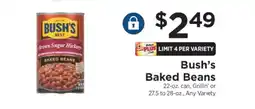 ShopRite Bush's Baked Beans offer