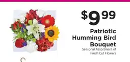 ShopRite Patriotic Humming Bird Bouquet offer