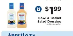 ShopRite Bowl & Basket Salad Dressing offer