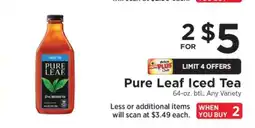 ShopRite Pure Leaf Iced Tea offer