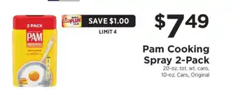 ShopRite Pam Cooking Spray 2-Pack offer