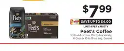 ShopRite Peet's Coffee offer
