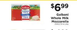 ShopRite Galbani Whole Milk Mozzarella offer