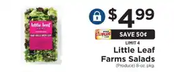 ShopRite Little Leaf Farms Salads offer