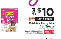ShopRite Friskies Party Mix Cat Treats offer