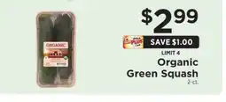 ShopRite Organic Green Squash offer