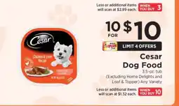 ShopRite Cesar Dog Food offer