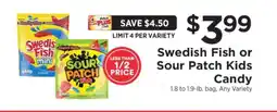 ShopRite Swedish Fish or Sour Patch Kids Candy offer