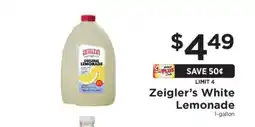 ShopRite Zeigler’s White Lemonade offer