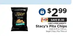 ShopRite STACY'S PITA CHIPS offer