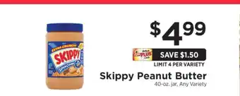 ShopRite Skippy Peanut Butter offer