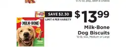 ShopRite Milk-Bone Dog Biscuits offer