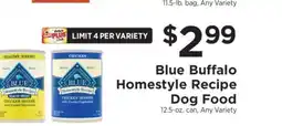 ShopRite Blue Buffalo Homestyle Recipe Dog Food offer