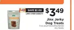 ShopRite Jinx Jerky Dog Treats offer
