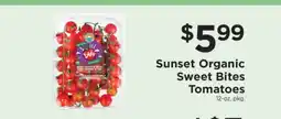ShopRite Sunset Organic Sweet Bites Tomatoes offer