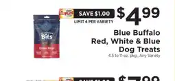 ShopRite Blue Buffalo Red, White & Blue Dog Treats offer