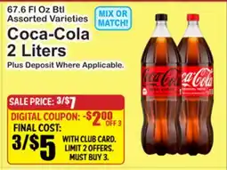 SuperFresh Coca-Cola 2 Liters offer