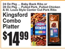 SuperFresh Kingsford Combo Platter offer