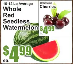 SuperFresh Whole Red Seedless Watermelon offer