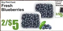 SuperFresh Fresh Blueberries offer