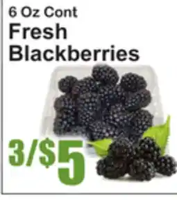 SuperFresh Fresh Blackberries offer