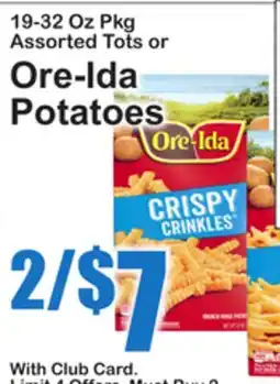 SuperFresh Ore-Ida Potatoes offer