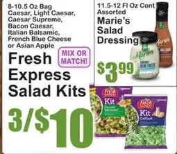 SuperFresh Fresh Express Salad Kits offer